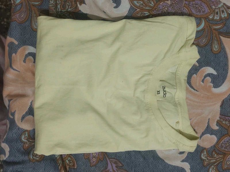 Casual Yellow T-Shirt