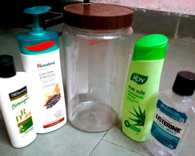 Empty Box And Bottles For Diy