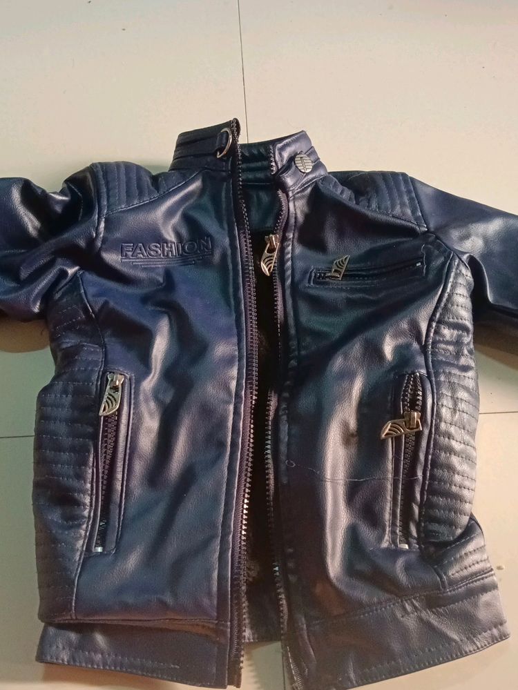 Kids Leather Warm 🥵 Jacket 🧥