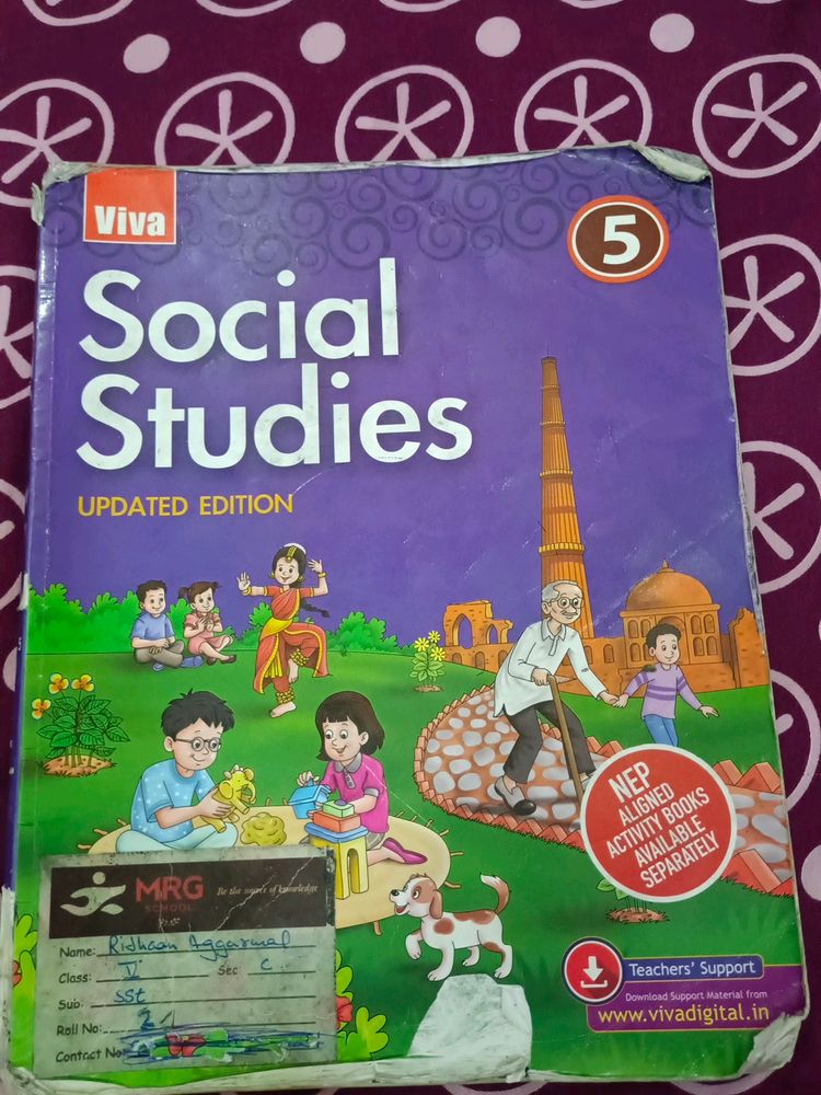 Social Science 5th Class Book