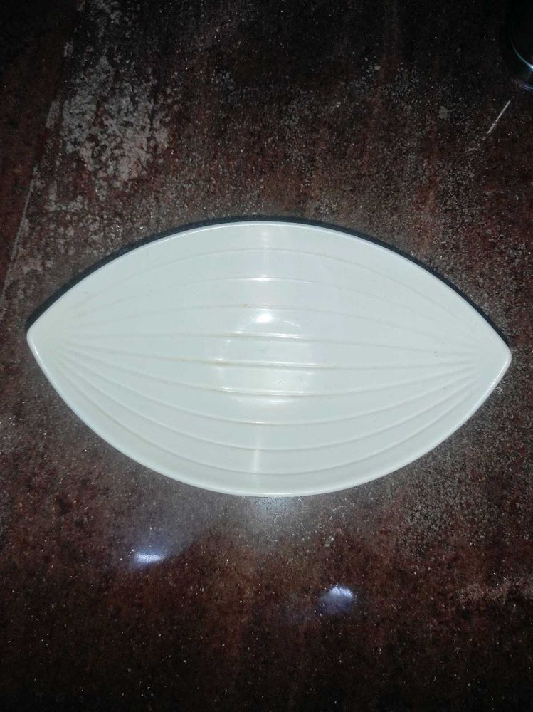 White Decorative Plate And Tray