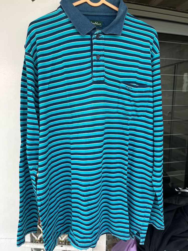 Mens Full Selve T-Shirt With Pocket (branded)