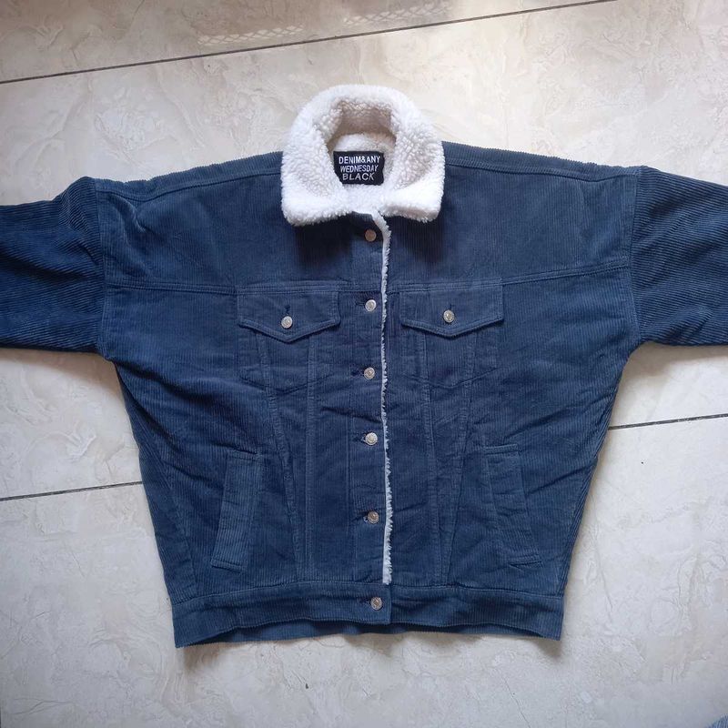 Womens Corduroy Sherpa Lining Jacket