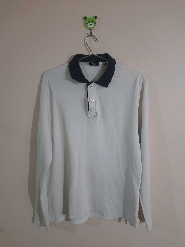White T Shirt Men(2 In One)
