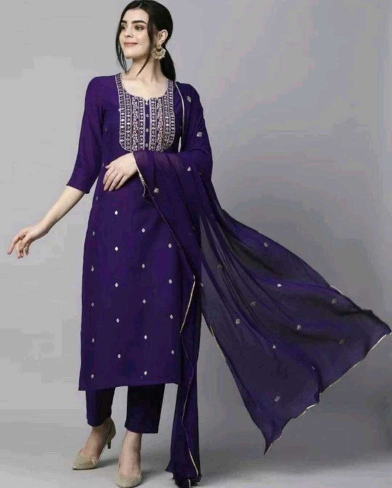 💜Kurta Set..🌺💜