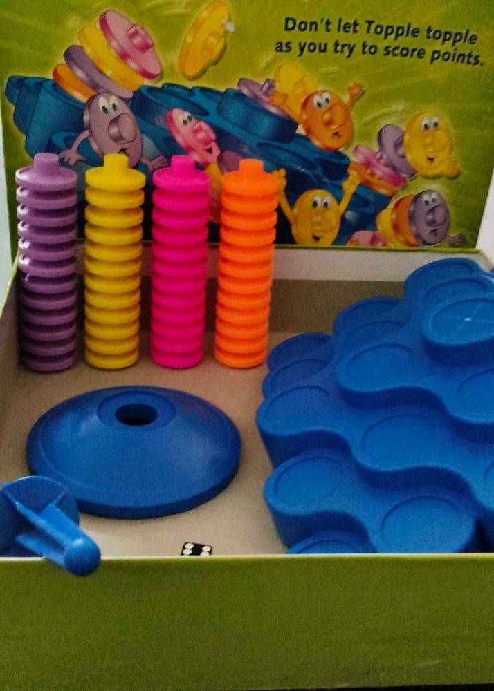 Funskool Topple is a strategy balancing game for 2