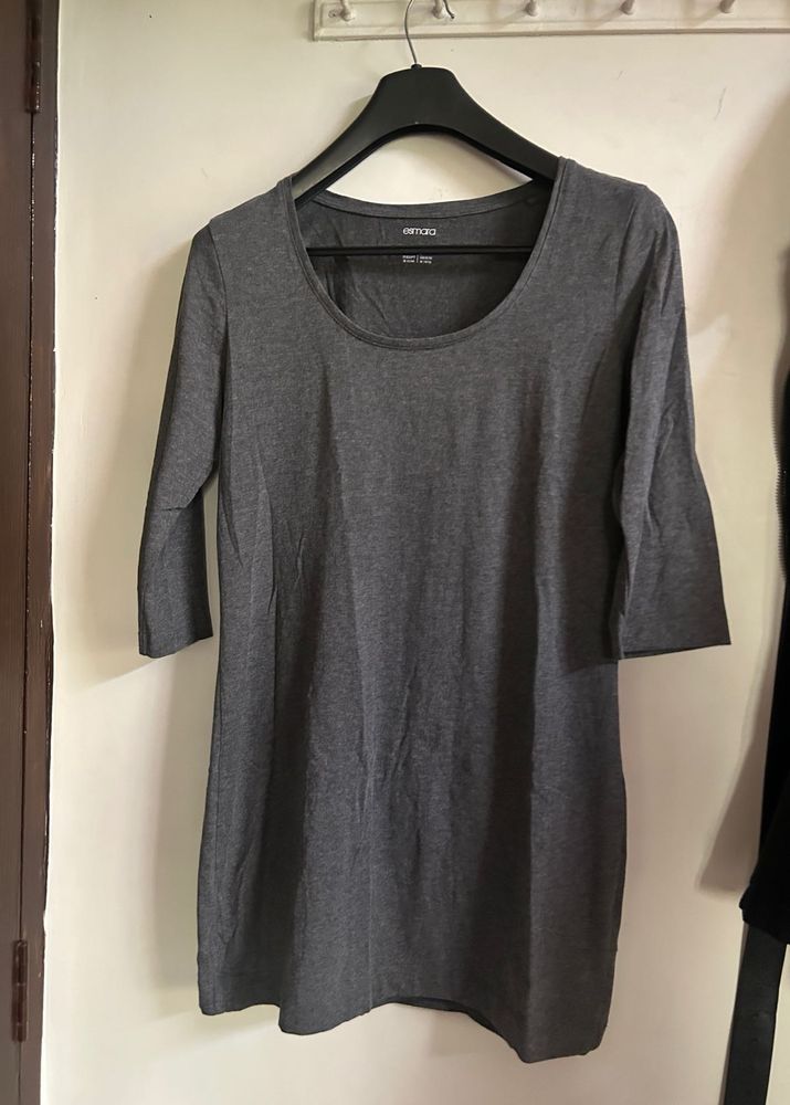 Gray Casual Dress
