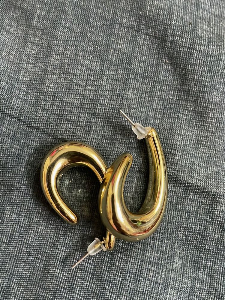 Gold Hoop Earrings