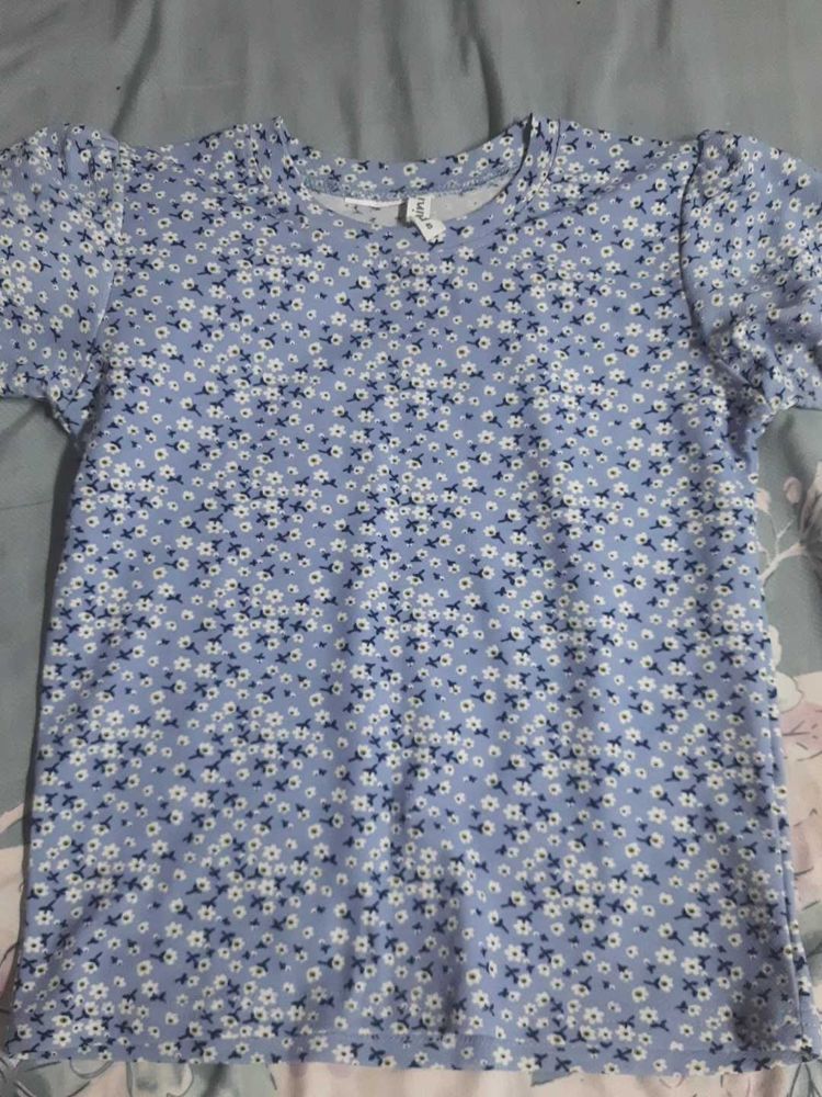 Floral Print Tee