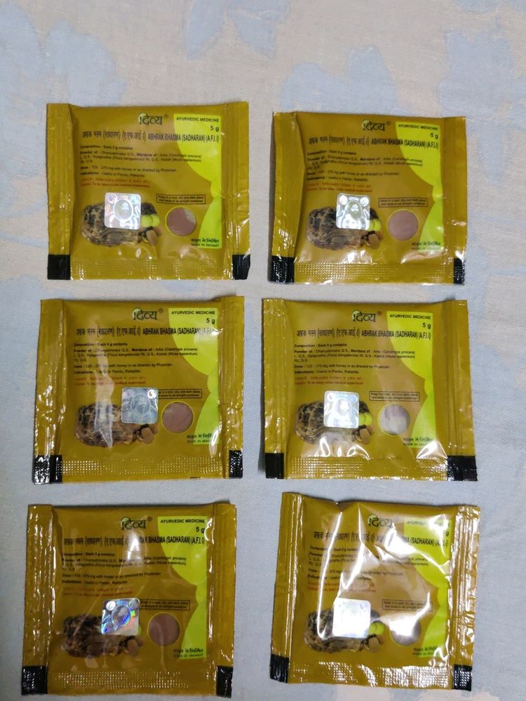 6 Abhrak bhasma, 2 Eye Wash Cup
