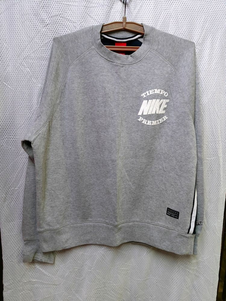 Nike Men Sweatshirt Gray Size XXL
