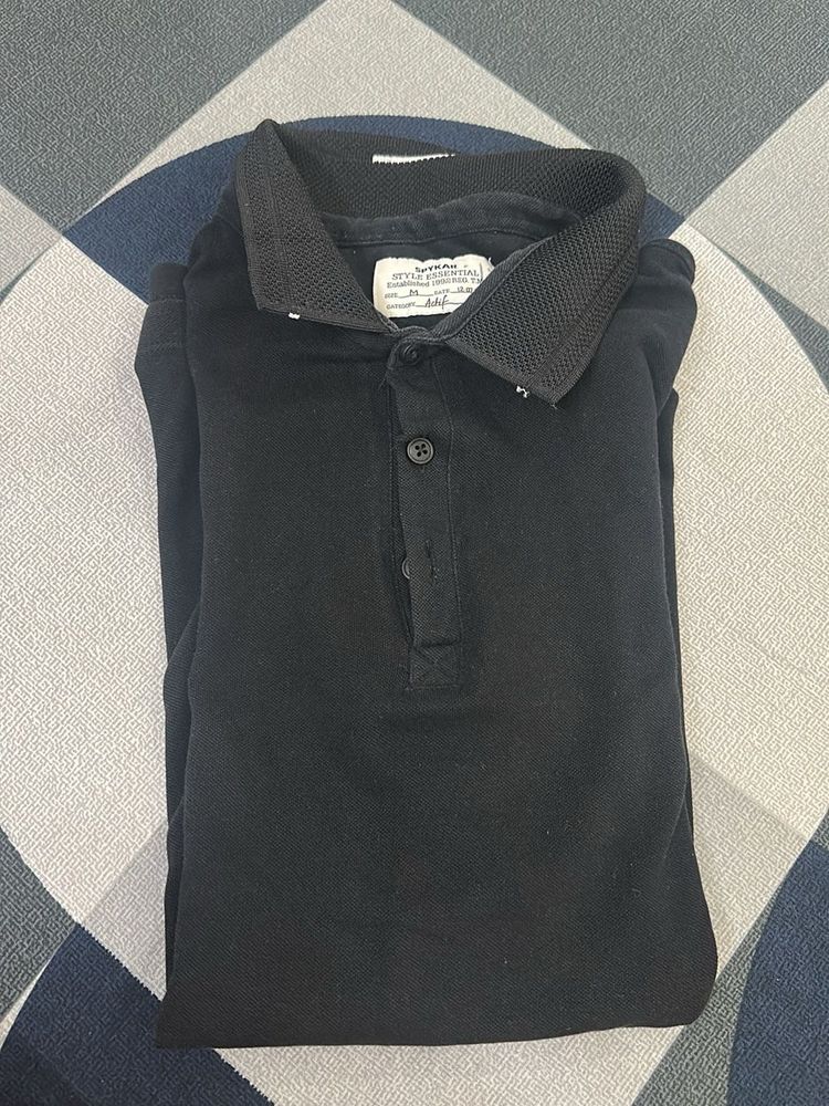 Vintage Black Polo Shirt