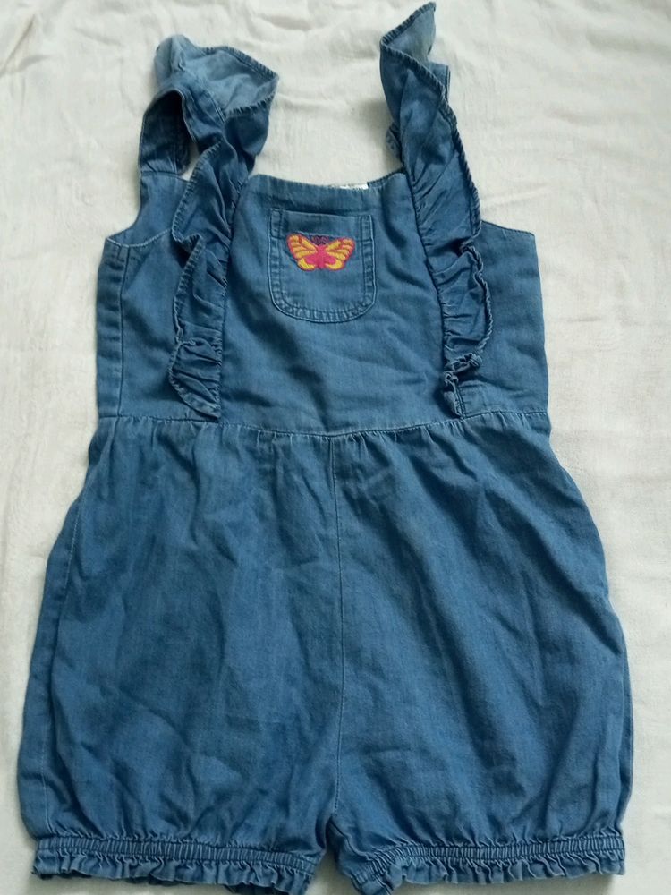 Kids Girls Shorts Dungree For Summer