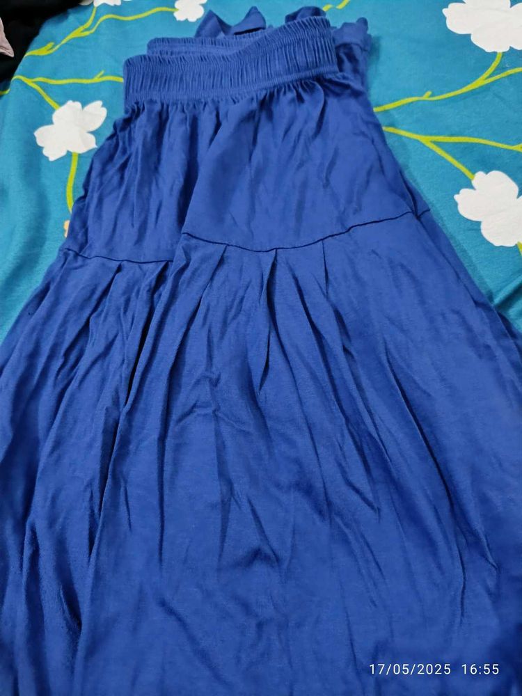 Blue Full Patiala/ Viscose/3xl