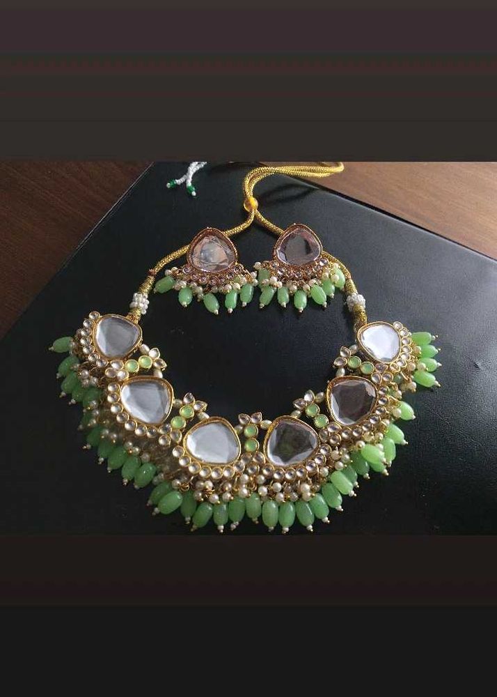 Mirror Kundan Beautiful Set