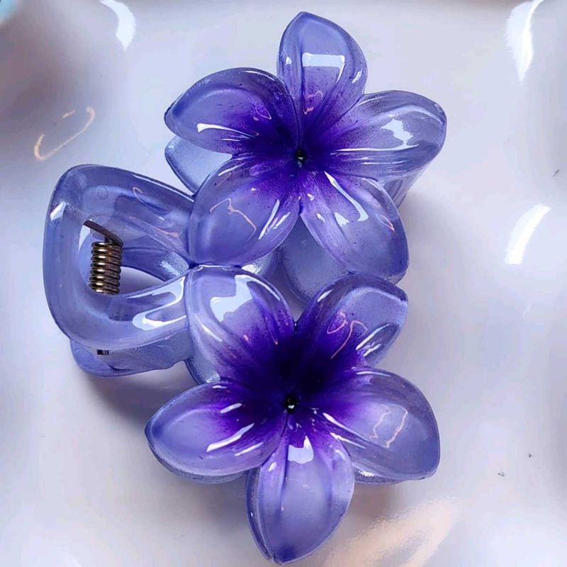 Floral Hair Claw Clip