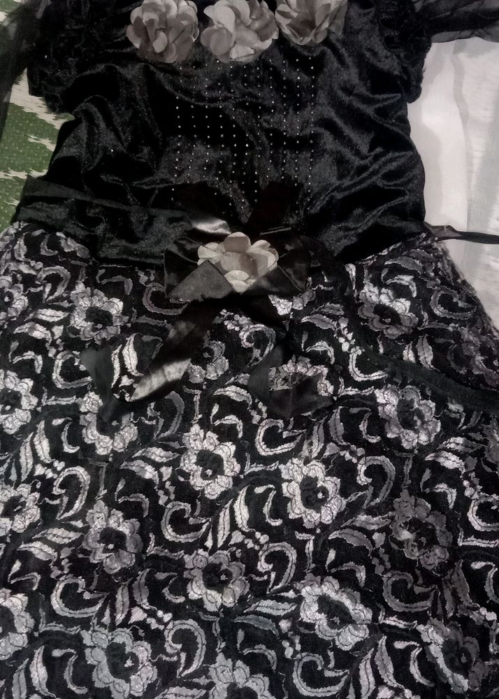 Black &amp;Grey Gown