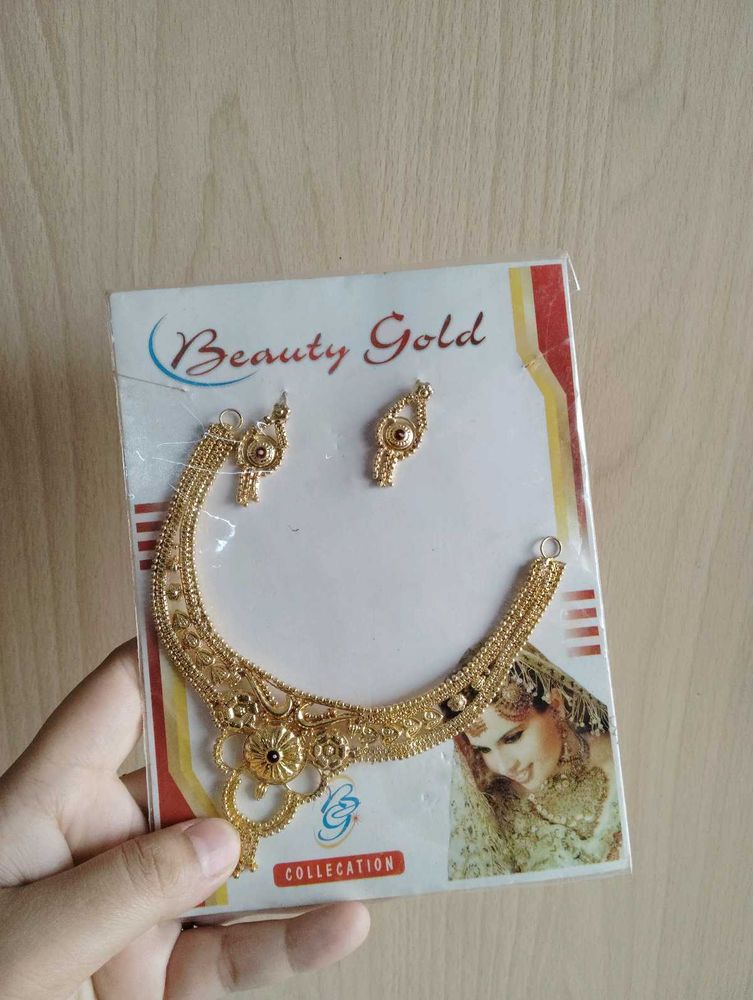 GOLDEN JEWELLERY SET ❤️
