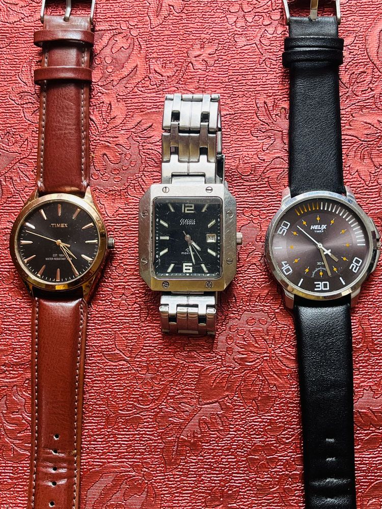 2 Timex And 1 Maxima Watch Combo