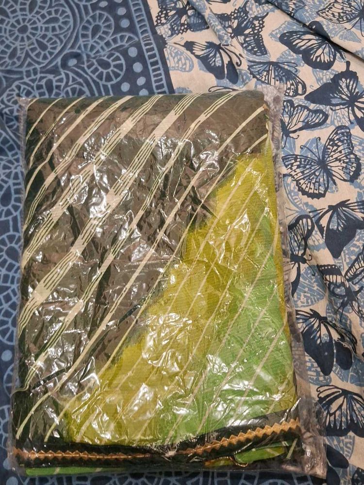 Elegant Striped Saree