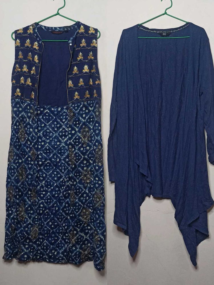 navy blue shrugs combo