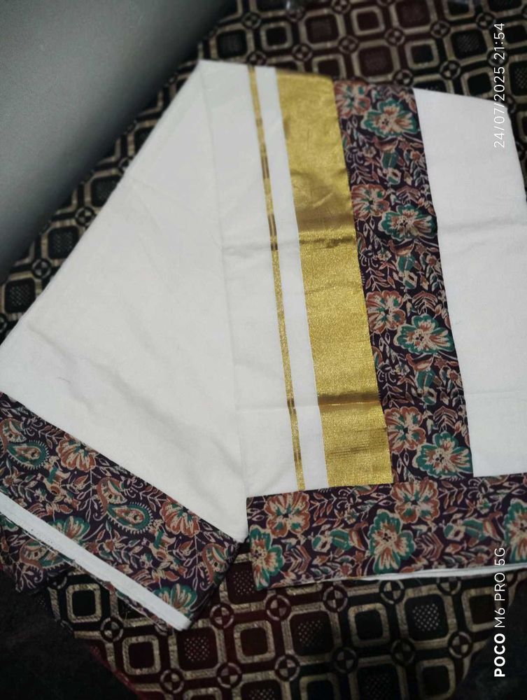 Kerala Saree - With Blouse Piece