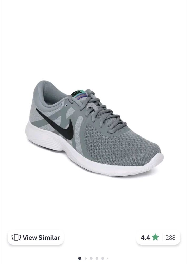 Nike Revolution 4 Grey Running Shoes