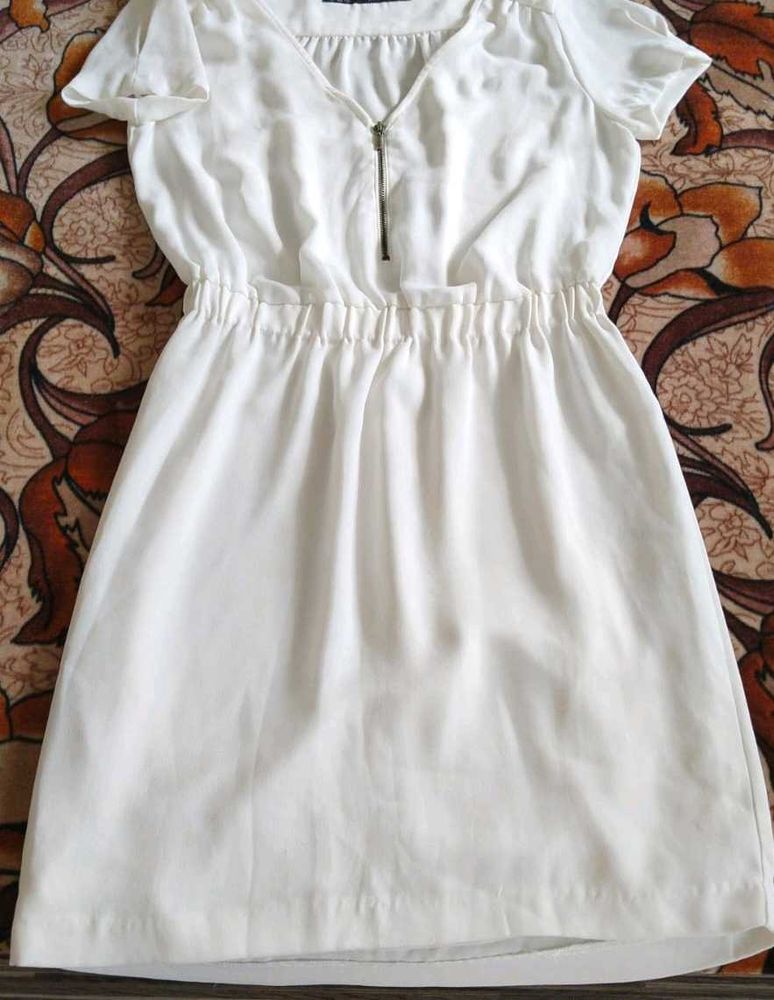 Zara White Mini Dress