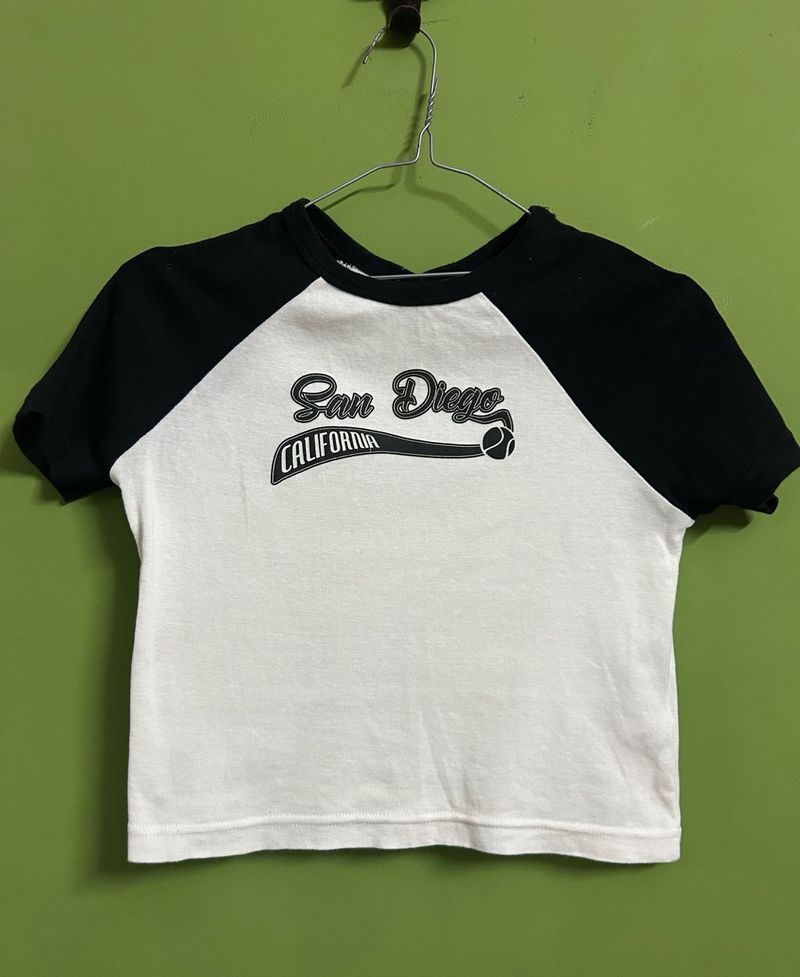 Printed Crop Top