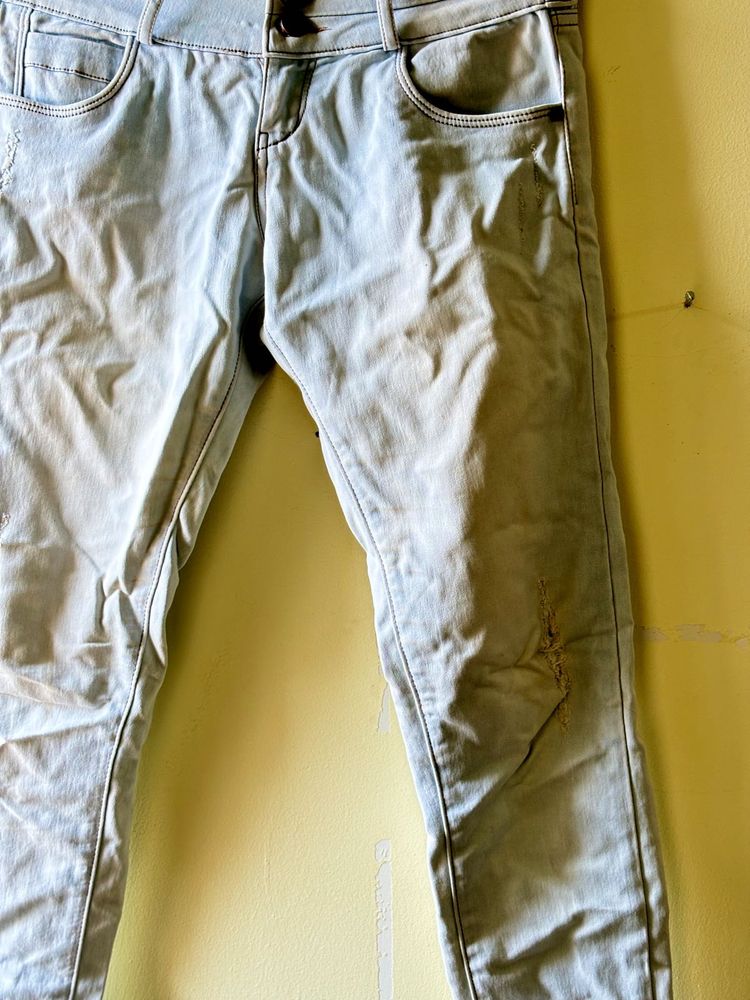 Light Wash Denim Jeans