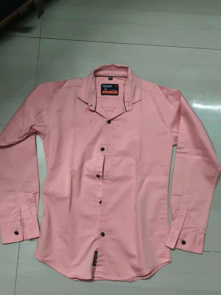 Men&#39;s Light Pink Dress Shirt