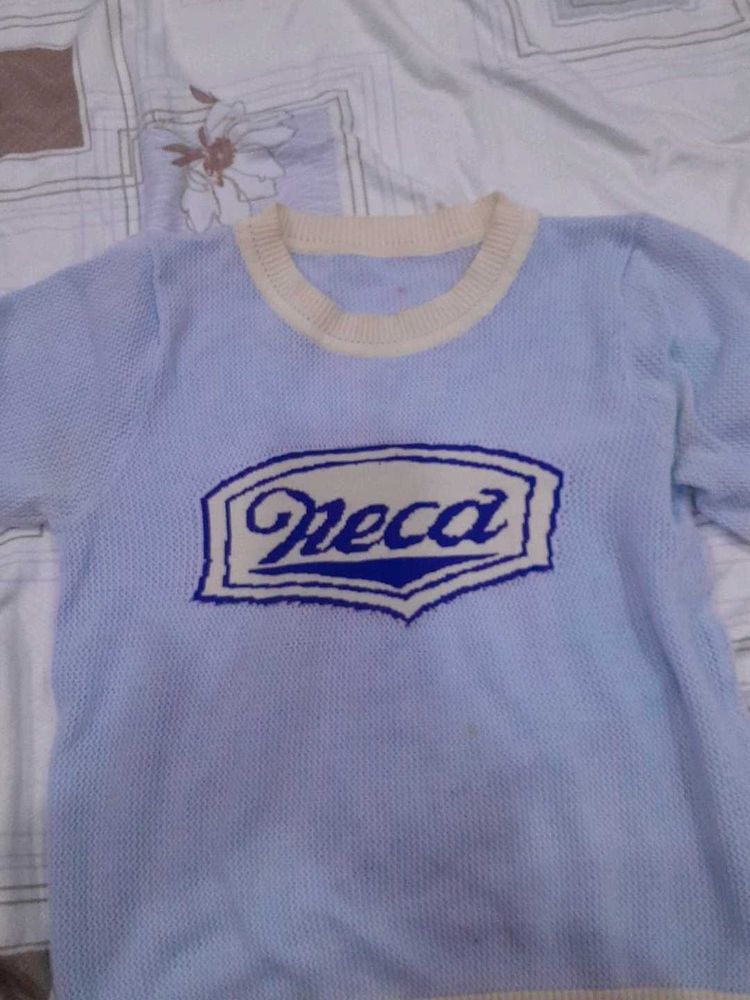 Girls/ Woman Blue Stylish Top Korean Style