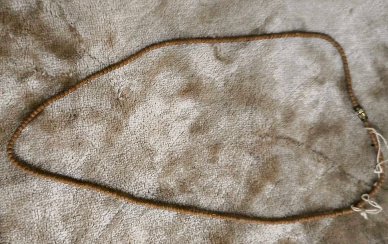 Brown Beaded Strand Necklace