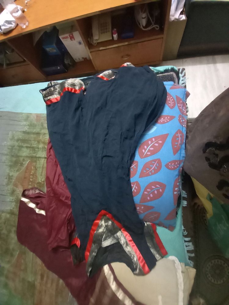 It Is A Frock Style Kurta With Straight Jacket