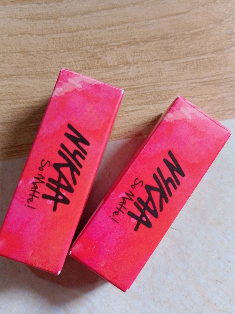 Set Of 3 Nykaa Lipsticks 🥰♥️💅