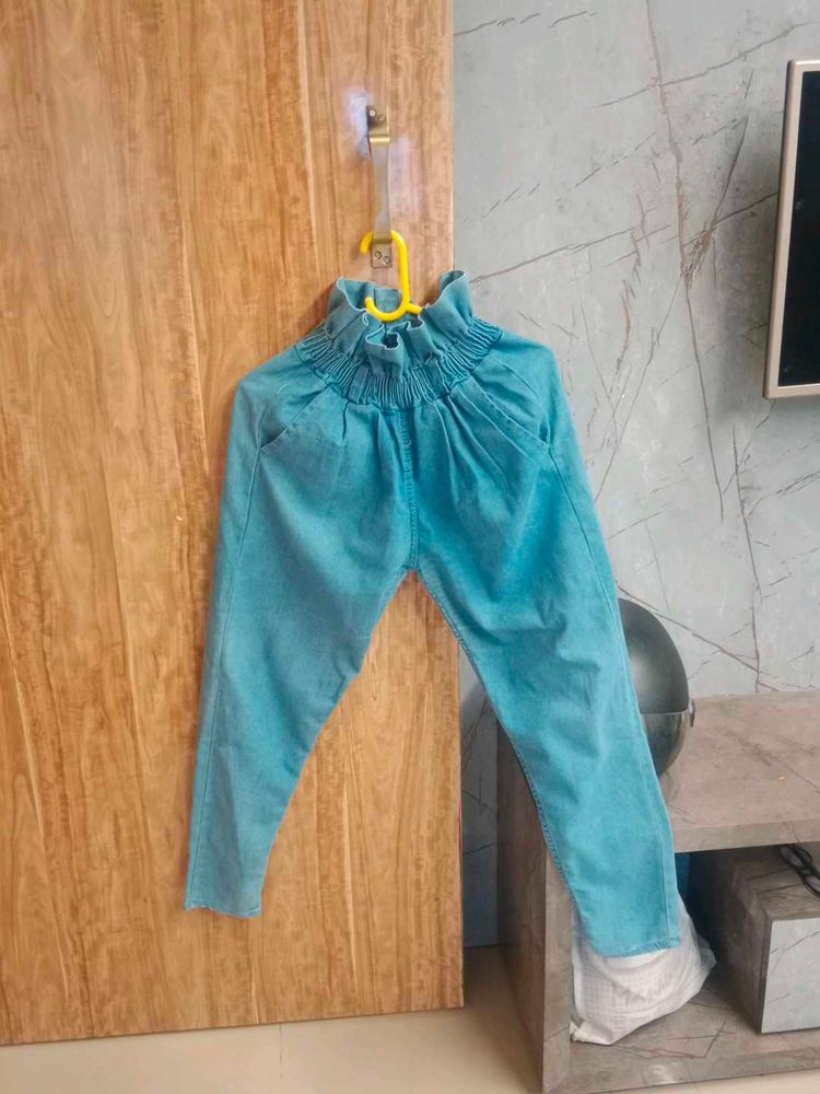 Cute Blue Denim Pants (Not used)