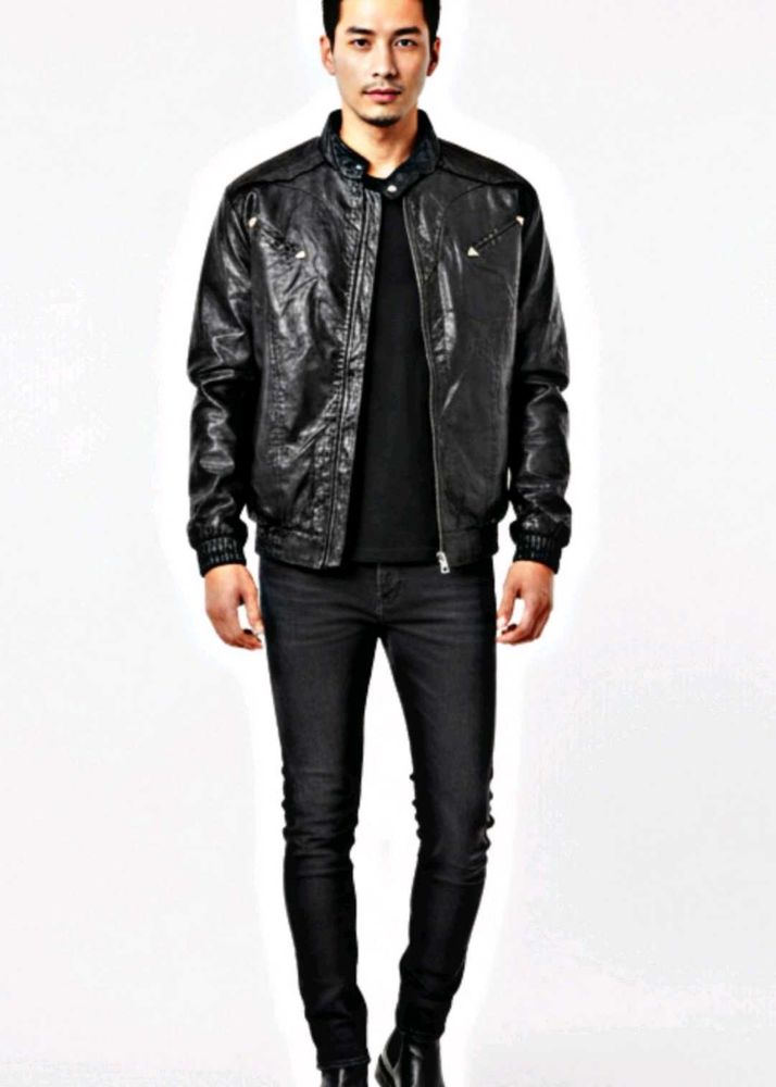 Stylish Black Leather Jacket