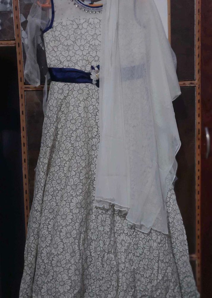 Festive Wear Gown With Dupatta