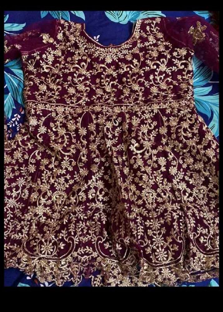 Elegant Embroidered Kurta Set Purple Colour 550