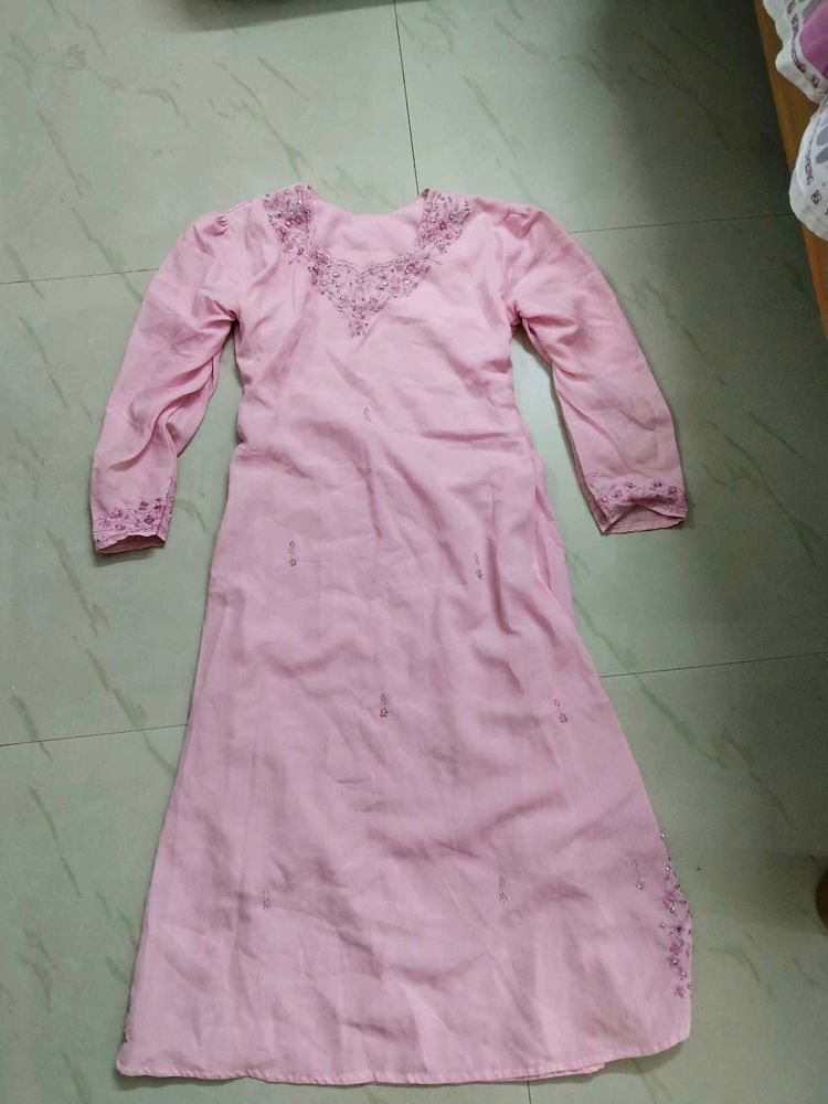 Function Wear Pink Salwar Suit With Stones