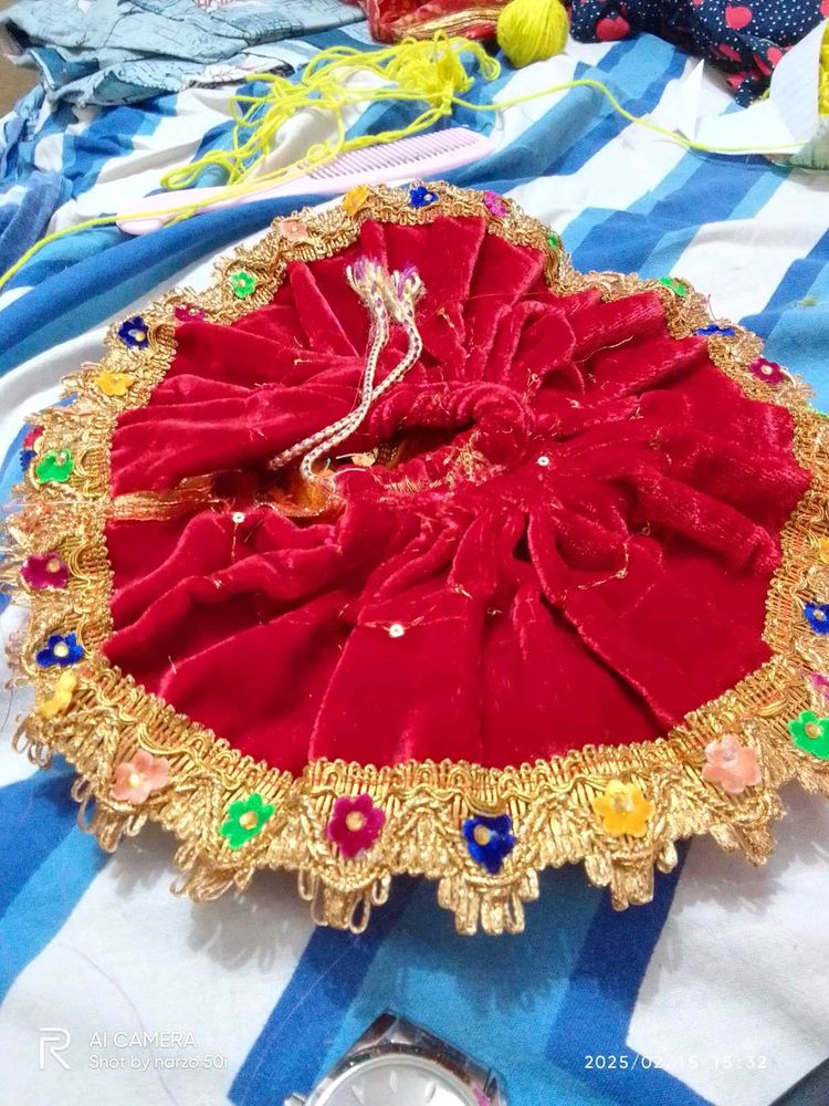 Soft Velvet For Thakur Ji Dress