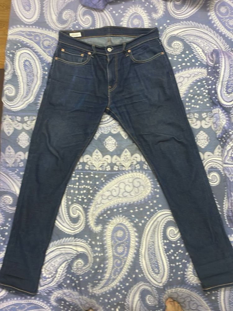 Dark Blue Denim Jeans