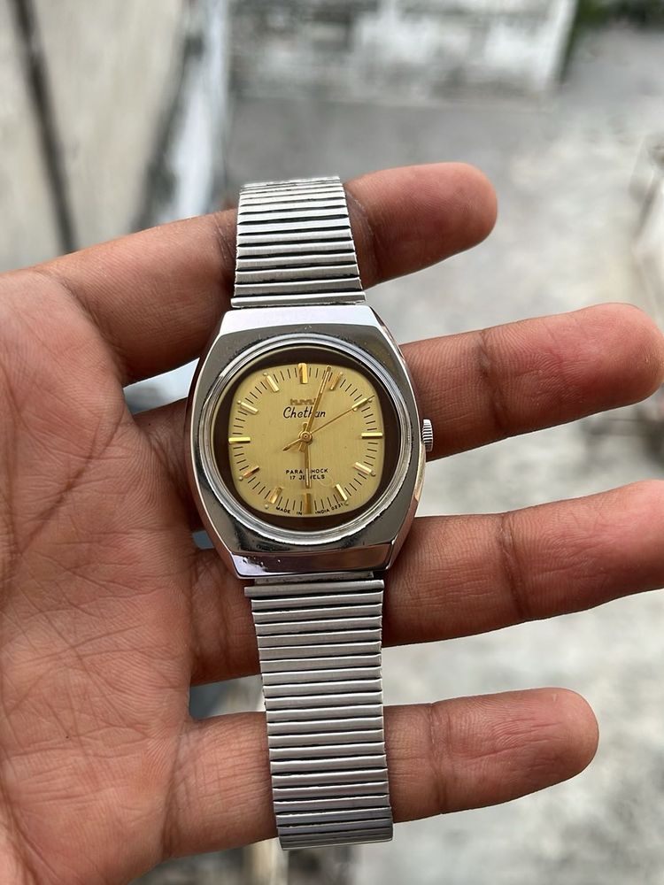Hmt Chethan Handwinding Watch( Transparent Back)