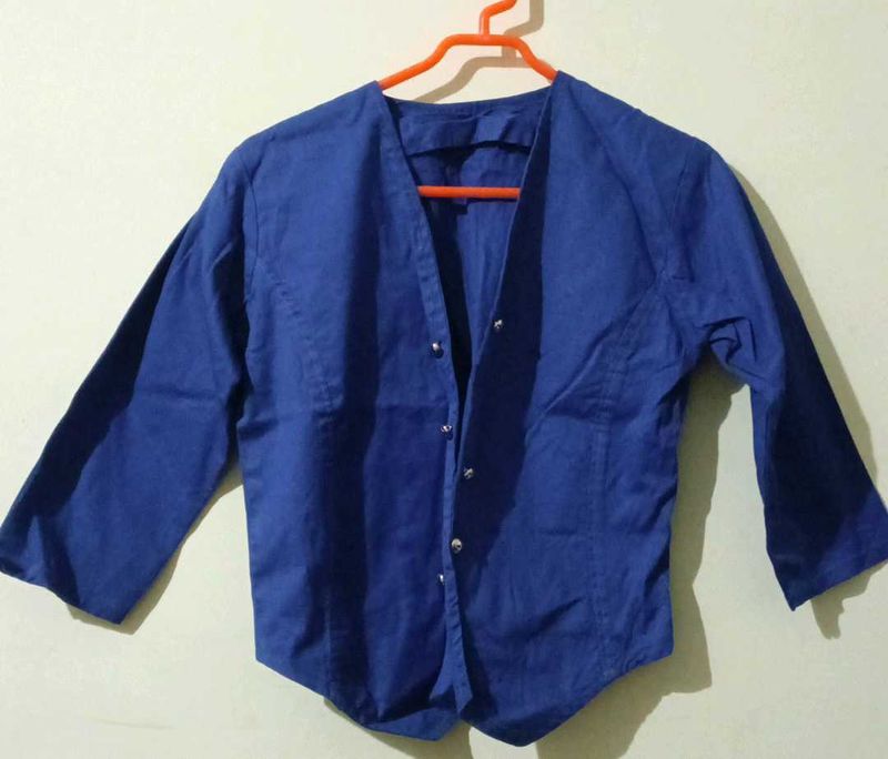 Blue Button-Down jacket
