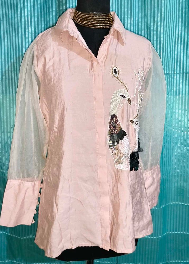 🎁Buy 2 Get 1 Free🎁Size M/L Peacock Top
