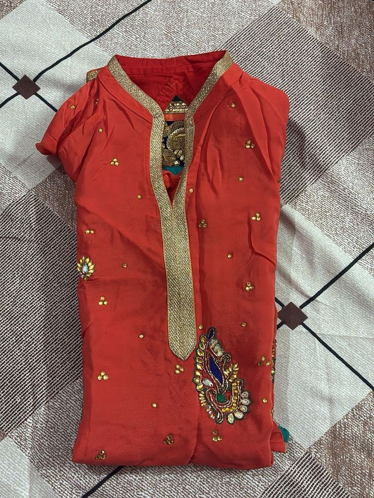 Embroidered Kurta Set