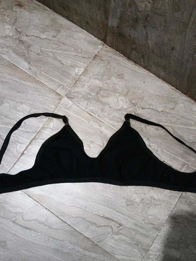 Black Triangle Bra
