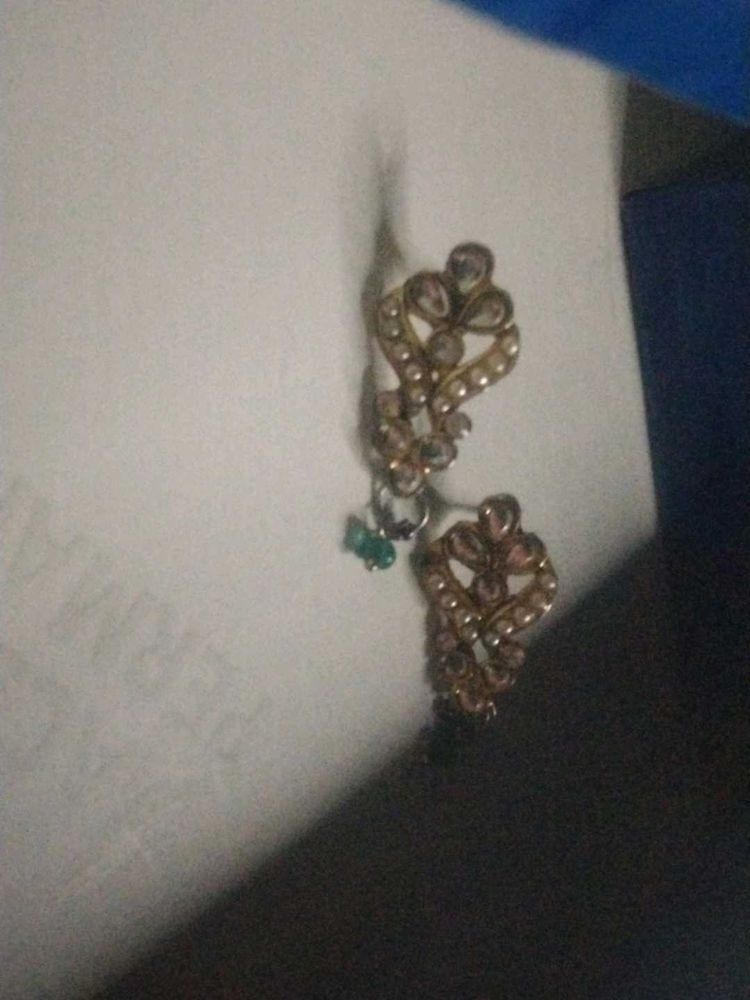 Vintage Beaded Dangle Earrings