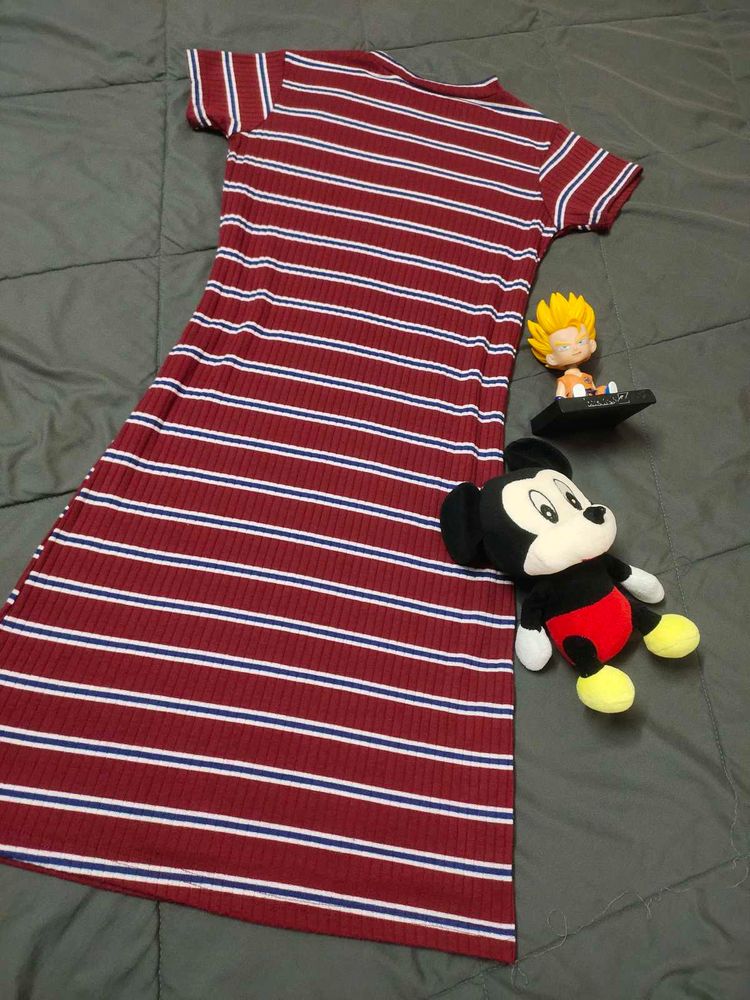 Striped Bodycon Dress