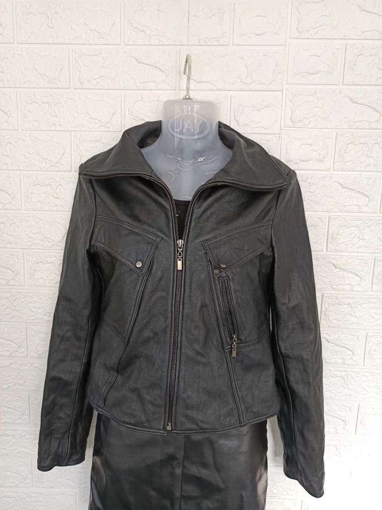 Korean Leather Moto Jacket